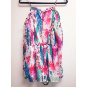 NWT Watercolor Romper